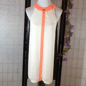 Ya Los Angeles color block shift dress